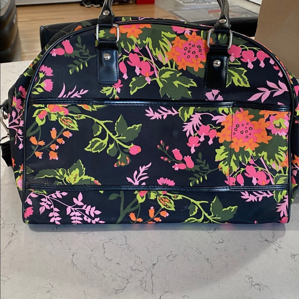 Floral Isaac Mizrahi Black  Bag - Picture 6 of 16